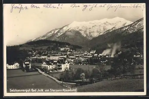 AK Bad Ischl, Totalansicht von Sterzens Abendsitz aus