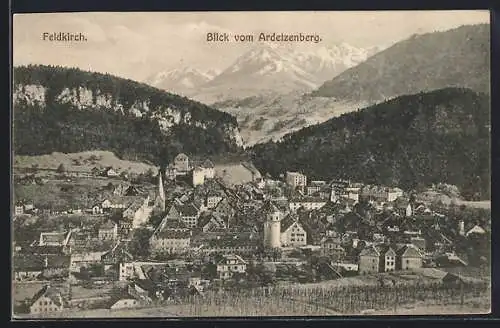 AK Feldkirch, Blick vom Ardetzenberg