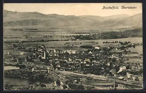 AK Knittelfeld /Obersteier, Ortsansicht aus der Vogelschau