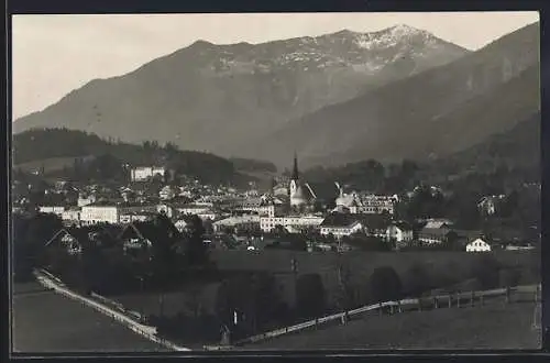 AK Bad Ischl, Ortsansicht v. Sterzens Abendsitz