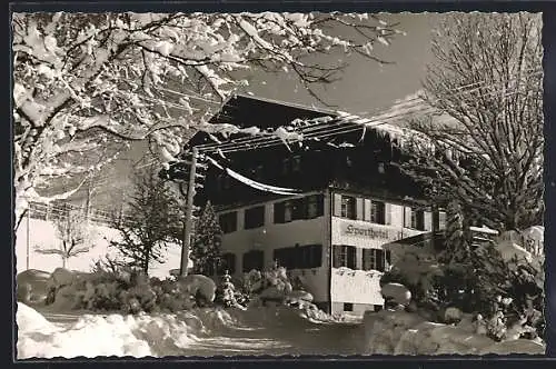 AK Jungholz, Sporthotel Adler im Winter, Teilansicht