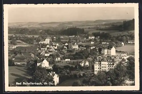 AK Bad Schallerbach /Ob.-Do., Ortsansicht vom Berg aus