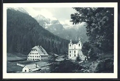 AK Kirchental bei St. Martin, Ortsansicht im Tal