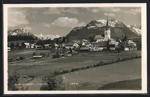 AK Mariapfarr i. Lungau, Ortsansicht mit der Kirche