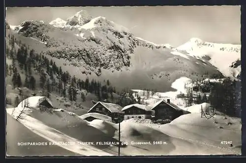 AK Untertaurern, Radstädter Tauern, Felseralm im Winter