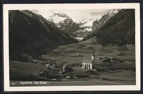 AK Kartitsch /Ost-Tirol, Die Ortschaft im Tal