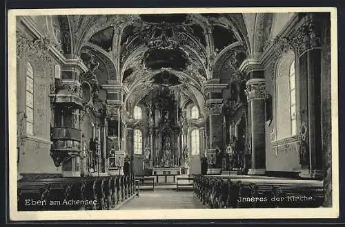 AK Eben am Achensee, Inneres der Kirche