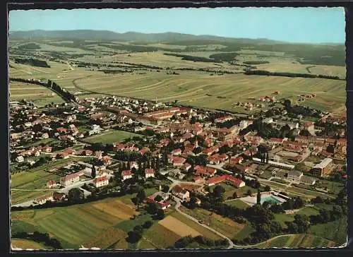 AK Oberwart /Burgenland, Ortsansicht vom Flugzeug aus