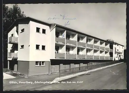 AK Götzis /Vorarlberg, Erholungsheim Rütte im Sonnenschein