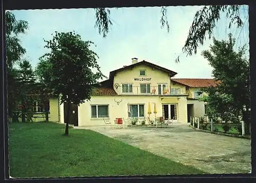 AK Kobersdorf, Pension und Jausenstation Waldhof, Bes. G. Pauer, Stranz 1