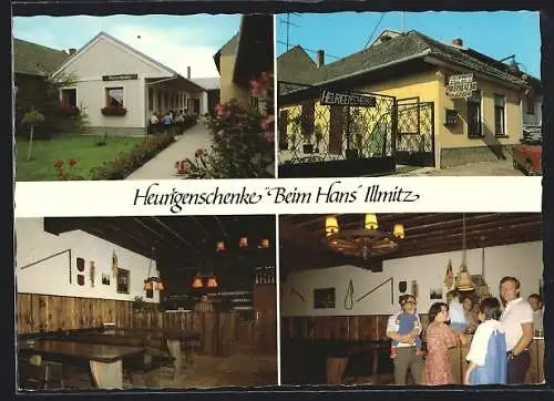 AK Illmitz, Gasthaus Heurigenschenke, Bes. Johann Wegleitner, Seegasse 19