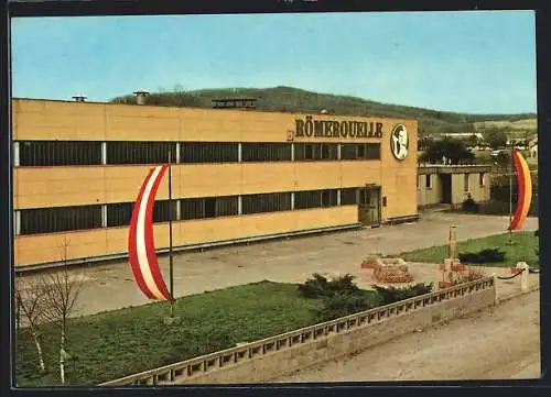 AK Edelstal /Burgenland, Halle der Mineralwassermarke Römerquelle