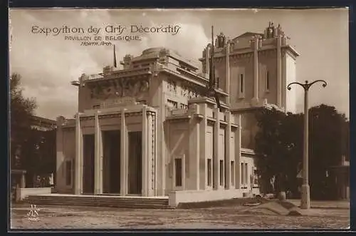 AK Paris, Exposition des Arts décoratifs 1925, Pavillon de Belgique