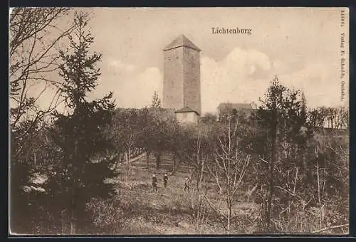 AK Ostheim / Rhön, Burg Lichtenburg