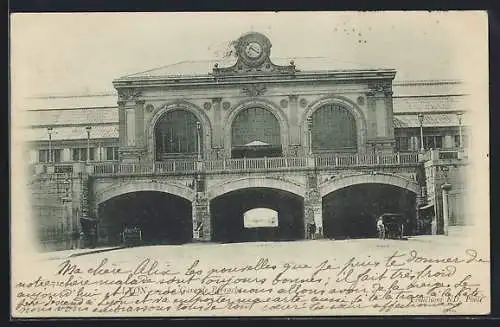 AK Lyon, La Gare de Perrache