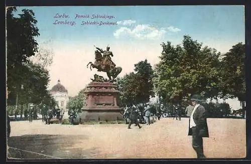 AK Lemberg, Sobieski Denkmal