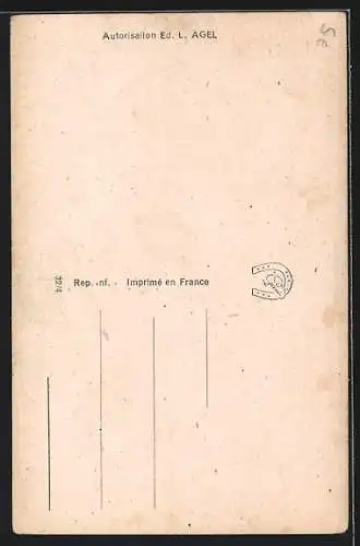 Künstler-AK Mauzan: Le grand frise, Les Succes de 1900, Paar tanzt wild