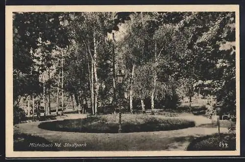 AK Mistelbach, Partie im Stadtpark