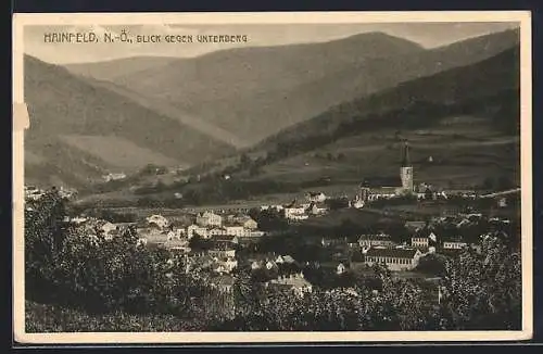 AK Hainfeld, Blick gegen den Unterberg