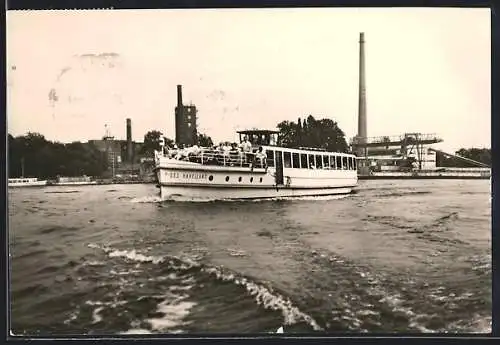 AK Berlin, Fahrgastschiff der Weissen Flotte MS Havelland