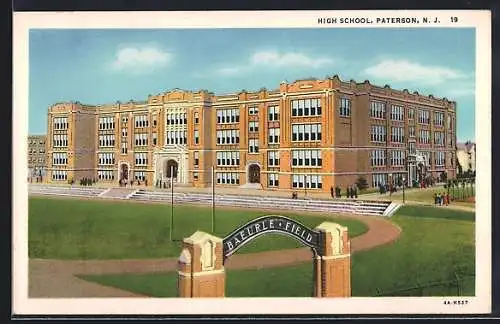 AK Paterson, NJ, High School with Baeurle Field