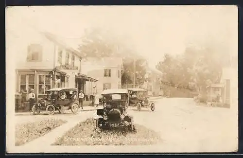 Foto-AK Hebron, NY, Street View in West Hebron