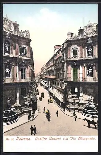AK Palermo, Quattro Cantoni con Via Macqueda