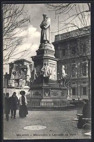 AK Milano, Monumento a Leonardo da Vinci