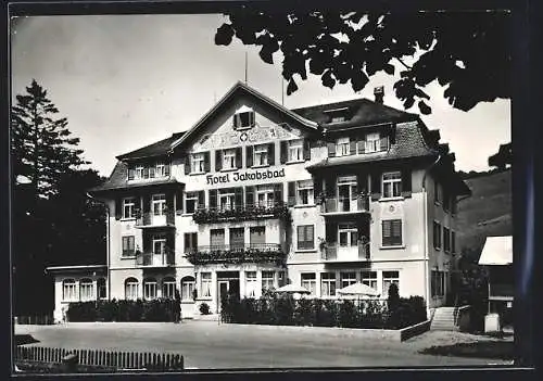 AK Gonten /Al., Hotel Jakobsbad, Aussenansicht