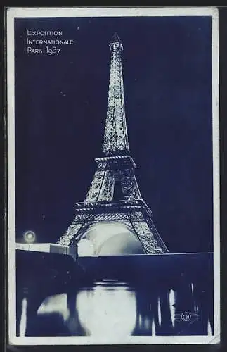 AK Paris, Exposition Internationale 1937, Tour d`Eiffel