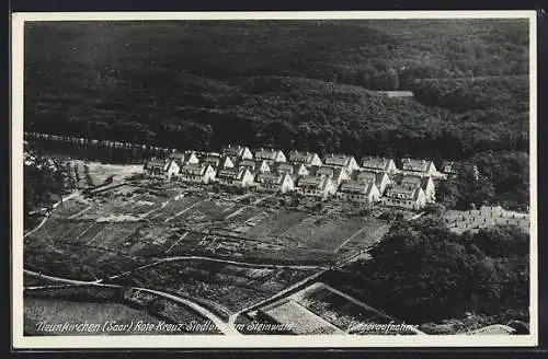 AK Neunkirchen /Saar, Rote Kreuz-Siedlung am Steinwald, Fliegeraufnahme