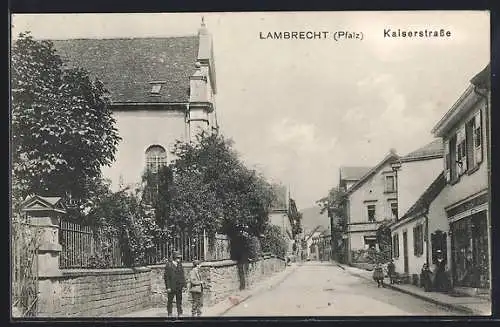 AK Lambrecht /Pfalz, Blick in die Kaiserstrasse