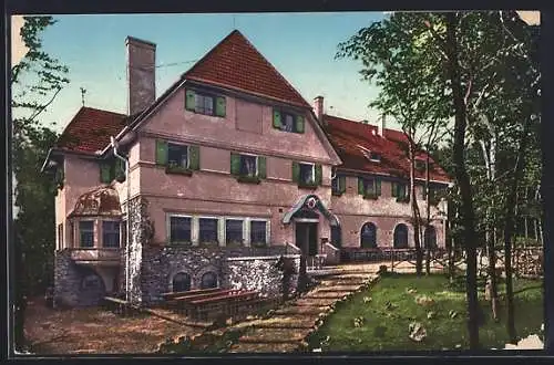 AK Mödling, Anningerhaus, errichtet vom Verein der Naturfreunde