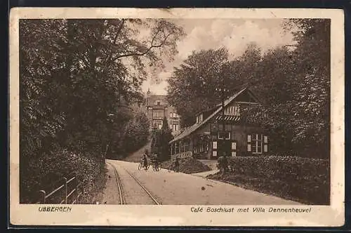 AK Ubbergen, Cafe Boschlust met Villa Dennenheuvel