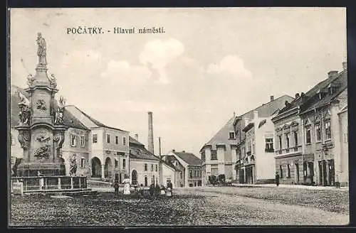 AK Pocatky, Hlavni námesti, Hauptplatz