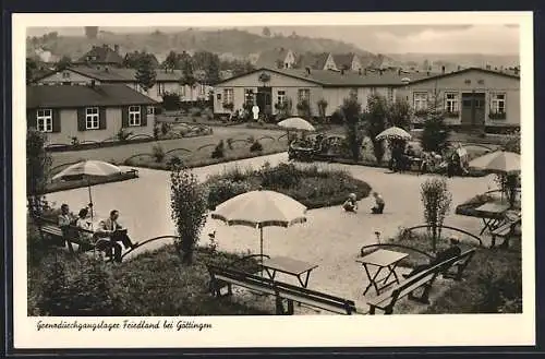 AK Friedland / Leine, Parkanlage im Grenzdurchgangslager
