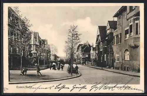 AK Essen / Ruhr, Kinder auf der Richard-Wagner-Strasse