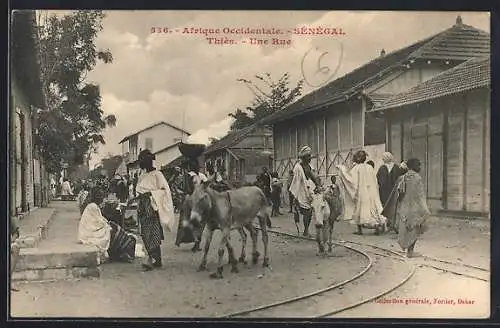 AK Thies, Strassenpartie Une Rue