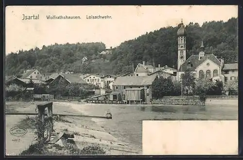 AK Wolfrathshausen, Isartal, Loisachwehr