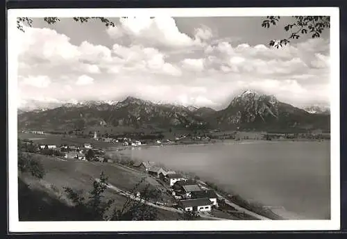 AK Hopfen am See, Blick auf die Ammergauer Alpen