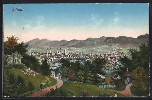 AK Zittau i. Sa., Gesamtansicht