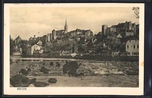 AK Bautzen, Teilansicht