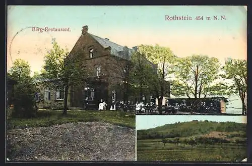 AK Sohland / Rotstein, Gasthaus Berg-Restaurant Rothstein
