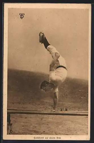 AK Einarmiger Handstand auf dem Barren