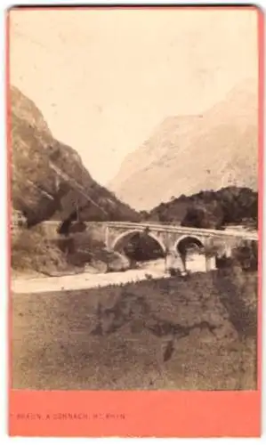 Fotografie Ad. Braun, Dornach, Ansicht Andermatt, Vallée d`Uri, Environs d`Amsteg