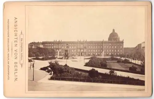 Fotografie Phot. Gesellsch., Berlin, Ansicht Berlin, Blick nach dem königlichem Schloss vom Lustgarten aus