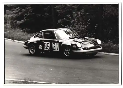 Fotografie Motorsport 1000km Rennen Nürburgring 1970, Rennwagen Porsche 911, Startnummer 85