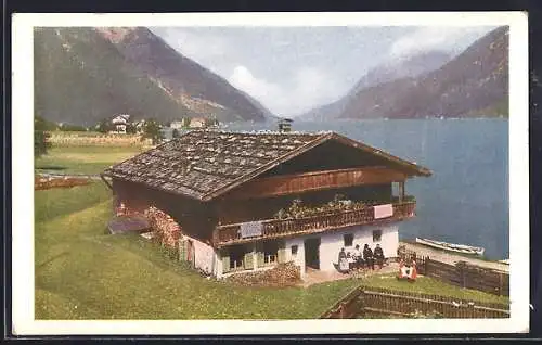 AK Achensee /Tirol, Landhaus am Seeufer