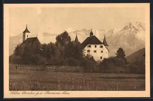 AK Zell a. See, Schloss Prielau g. d. Steinerne Meer