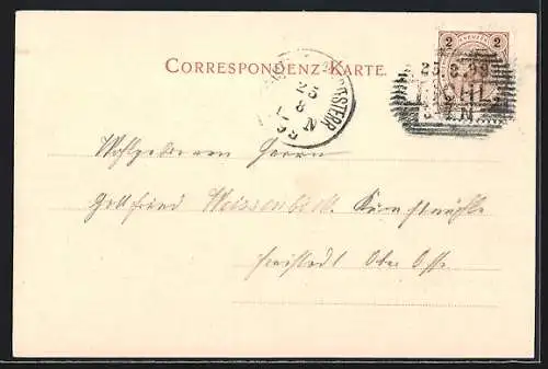 AK Ischl, Stadtansicht von der Villa Panorama